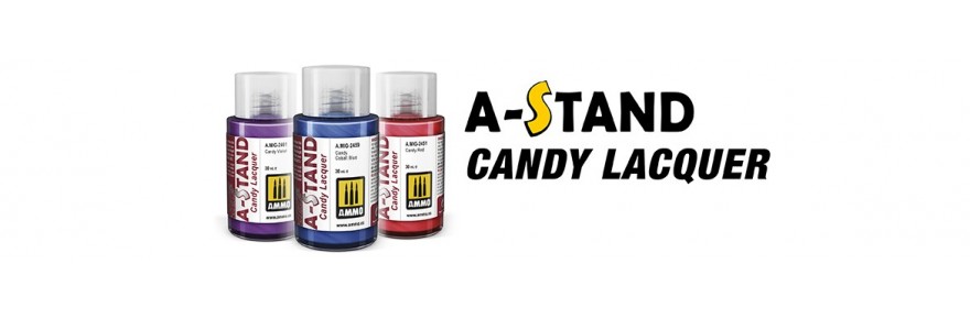 AMMO - Gama de pinturas de laca candy A-Stand