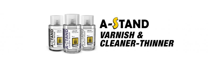AMMO - A-Stand Varnish & Cleaner-Thinner paints